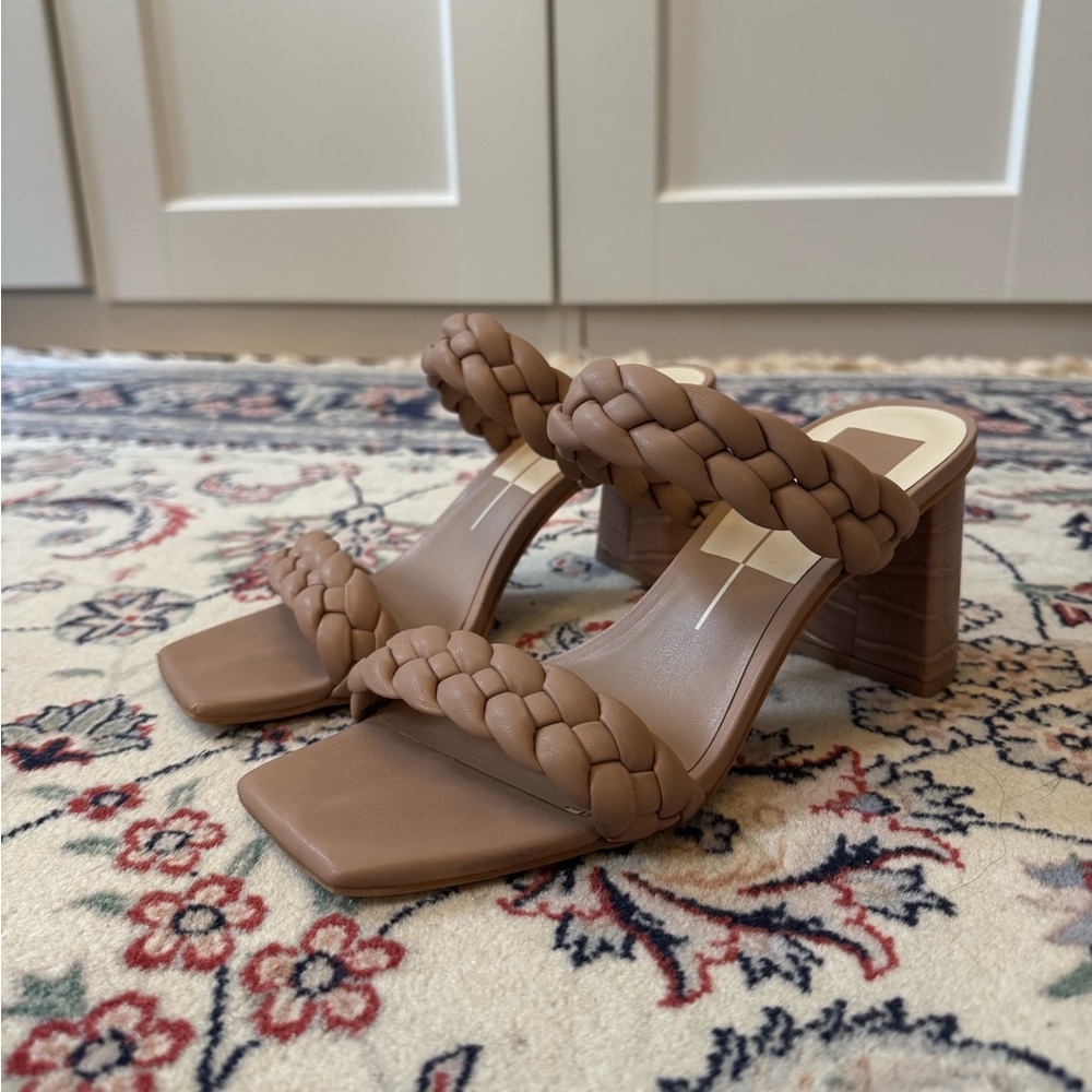 Dolce Vita Braided Tan Women's Heels